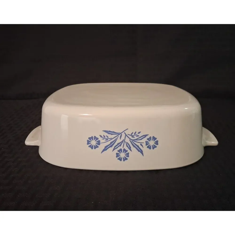 Vintage Corning Ware Blue Cornflower 2 qt Casserole Baker A-2-B with Lid